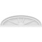Ekena Millwork Elliptical 4 Spoke Architectural Grade PVC Pediment, 26"W x 7-1/2"H x 2"P PEDPS026X075ELL04 - alternate 5